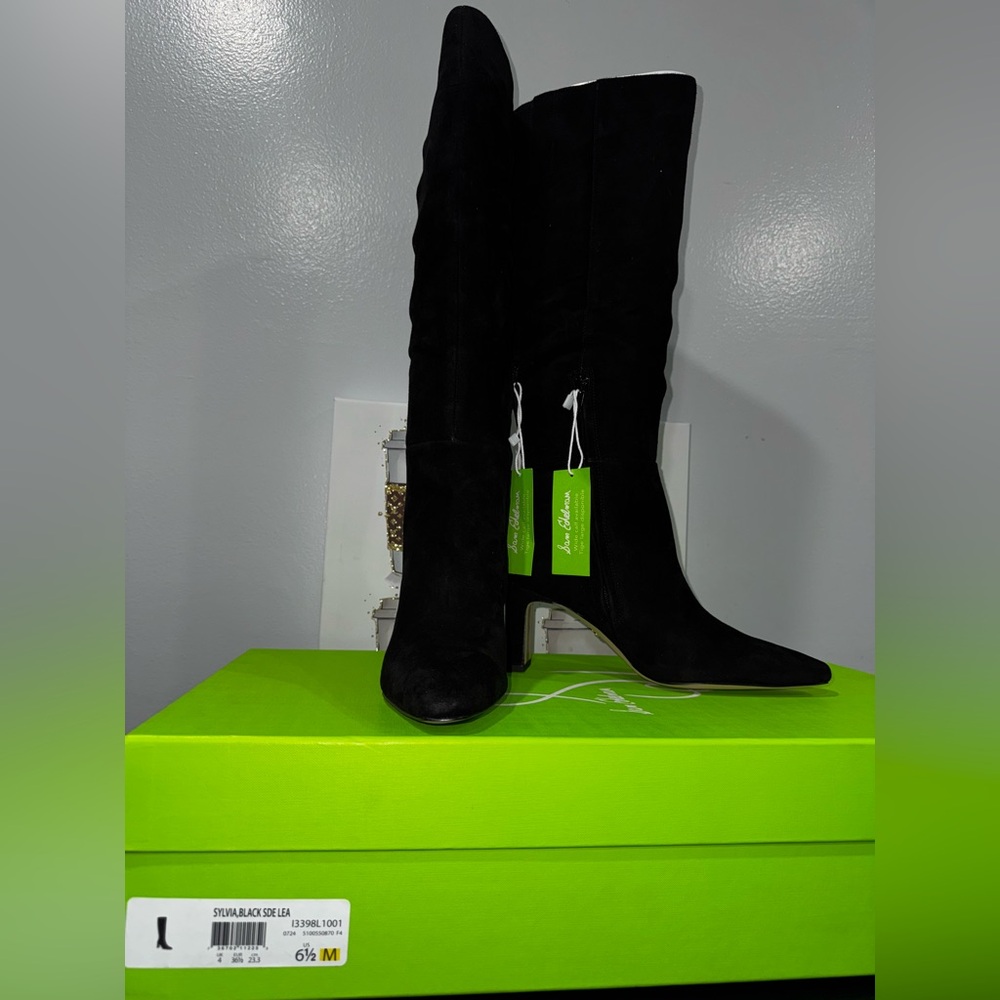Sam Edelman Sylvia Suede knee high boots
